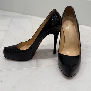 Christian Louboutin Black Patent Leather Heels